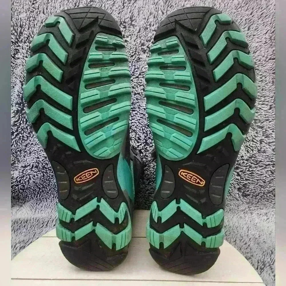 KEEN Magnet Pool Green MARSHALL MID WP Short Lace up BOOTS Womens US 10.5 - Picture 8 of 9